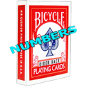 Bicycle Special Numbers Rouge - 11 Effets