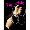 Anneaux Chinois - 4 Anneaux 11.5 cm - Le Petit Magicien