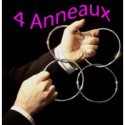 Anneaux Chinois - 4 Anneaux 11.5 cm - Le Petit Magicien