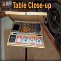 Table close-up Polyvalente - Tapis Noir