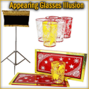 Appearing Glasses Illusion With Table