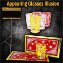 Appearing Glasses Illusion With Table