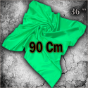 Foulard En Soie Vert - 90 cm - 36"