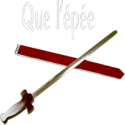 Epée à Travers Le Coup - Que l'épée
