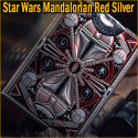 Star Wars Mandalorian Red Silver - Theory11