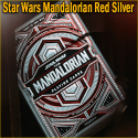 Star Wars Mandalorian Red Silver - Theory11