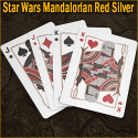 Star Wars Mandalorian Red Silver - Theory11