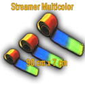 Streamer Multicolor 90 cm x 7 cm - 2"x38"
