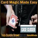Card Magic Made Easy - Limited 5 - Trick Bundle Brown - SansMinds