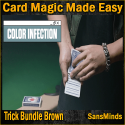 Card Magic Made Easy - Limited 5 - Trick Bundle Brown - SansMinds