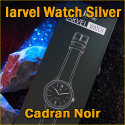 Iarvel Watch Silver - Cadran Black - IOS - Android