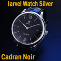 Iarvel Watch Silver - Cadran Black - IOS - Android