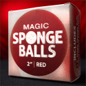 4 Balles Mousse Rouge 2"