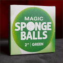 4 Balles Mousse Vert 2"