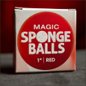 4 Balles Mousse Rouge 1"