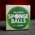 4 Balles Mousse Vert 1"
