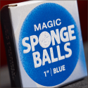 4 Balles Mousse Bleu 1"