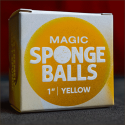 4 Balles Mousse Jaune 1"