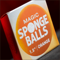 4 Balles Mousse Orange 1.5"