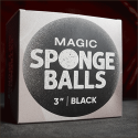4 Balles Mousse Noir 3"