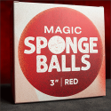4 Balles Mousse Rouge 3"