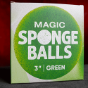 4 Balles Mousse Vert 3"