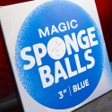 4 Balles Mousse Bleu 3"
