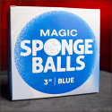 4 Balles Mousse Bleu 3"