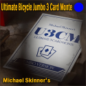 Ultimate Bicycle Jumbo 3 Card Monte Blue - Michael Skinner's