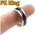Bague Aimantée 21 mn Argent et Noir