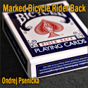 Marked Bicycle Rider Back Blue - Ondrej Psenicka