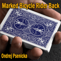 Marked Bicycle Rider Back Blue - Ondrej Psenicka