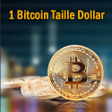 1 Pièce Bitcoin Taille dollar