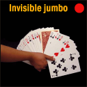 Jeu Invisible jumbo Bicycle Rouge