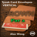 Tyvek Vertical Himber 2 Envelopes Brown  - Alan Wong