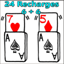 Recharges Sketchpad 5 de Carreau 7 de Coeur + 12 Découpées  - Martin Lewis