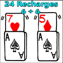 Recharges Sketchpad 5 de Carreau 7 de Coeur + 12 Découpées  - Martin Lewis