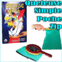 Quêteuse Simple Poche Verte Zipper