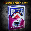 Bicycle Jeu de Carte Ecrit / Ecrit - Double Face