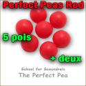 Perfect Peas Red - Set 7 Rouge