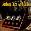 Artisan Engraved Cups And Balls - in Display Box TCC