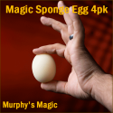 Magic Sponge Egg 4pk - Murphy's Magic