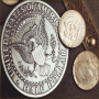 Bacon Jumbo Coin Half Dollar - Bacon Magic