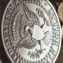 Bacon Jumbo Coin Half Dollar - Bacon Magic