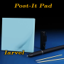 The Iarvel Magic Post-It Pad Blue
