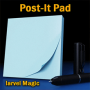 The Iarvel Magic Post-It Pad Blue