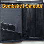 Mini Bombshell Wallet Black Smooth - CAHYO