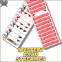 Mystery Card Streamer - Red 4 of Hearts