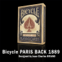 Bicycle Paris Back 1889 Bleu - ÉDITION 2025