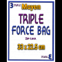 Triple Force Zip Lock Bag Moyen - 33 x 22.5 cm